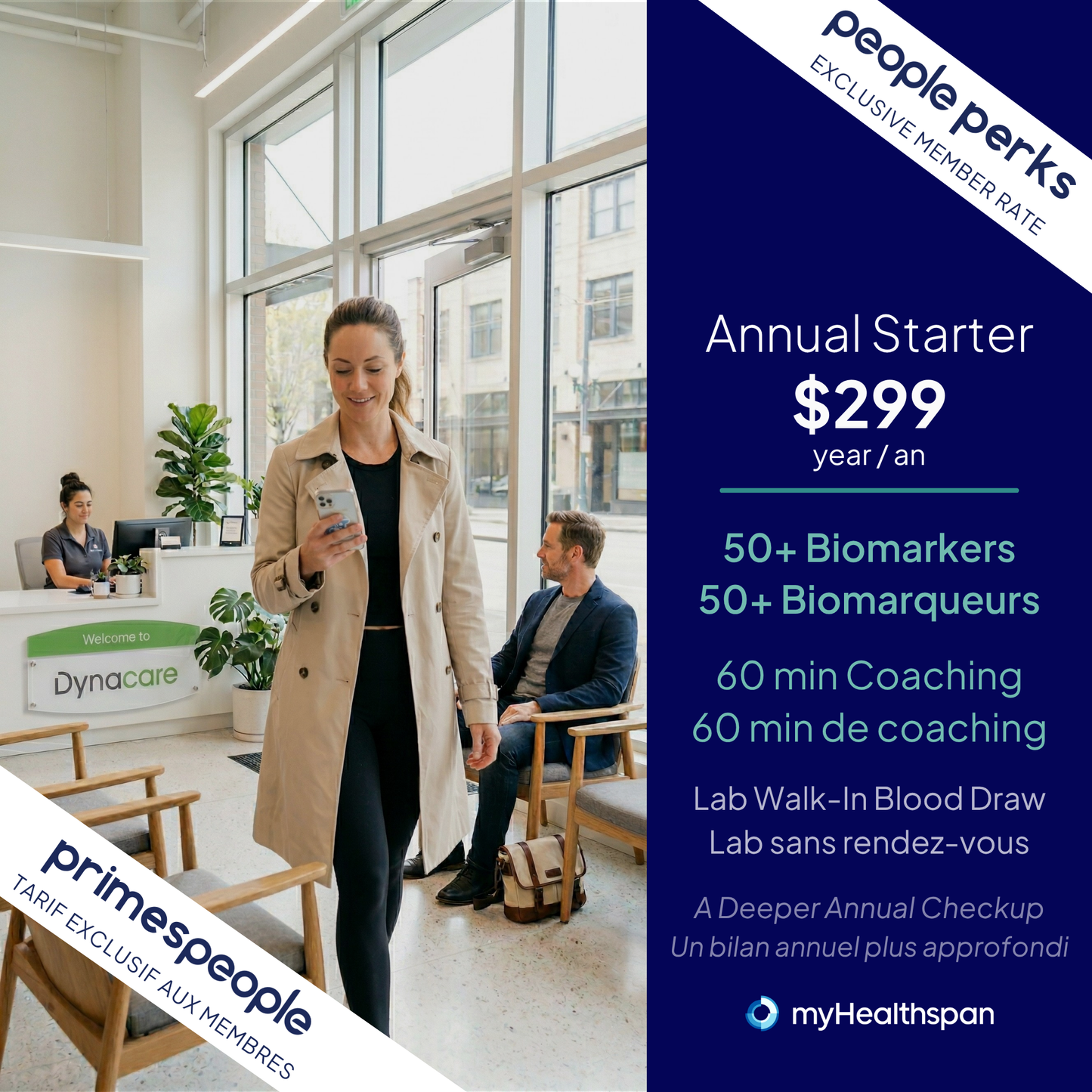 MyHealthspan Annual Starter — Tarif membre PrimesPeople